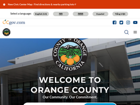 'ocgov.com' screenshot