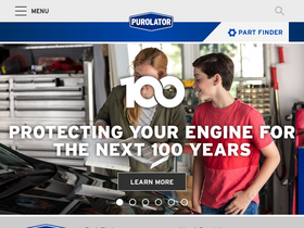 'purolatornow.com' screenshot