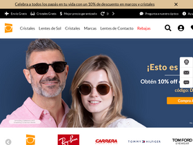 'lentesworld.com.mx' screenshot