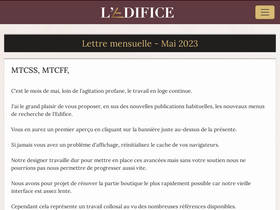 'ledifice.net' screenshot