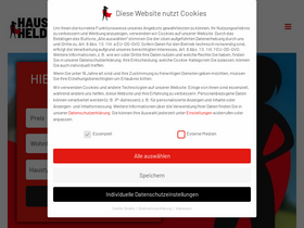 'hausbauhelden.de' screenshot