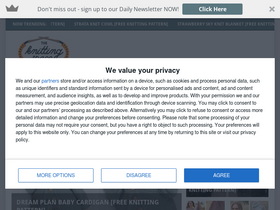 'theknittingspace.com' screenshot