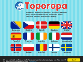 'toporopa.eu' screenshot