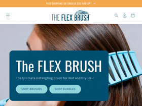 theflexbrush.com homepage screenshot