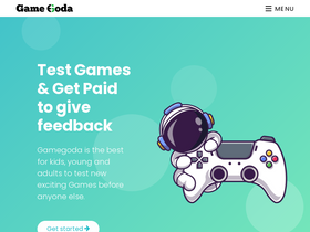 'gamegoda.com' screenshot