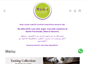 mumsgusto.com homepage screenshot