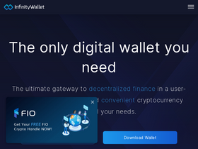 'infinitywallet.io' screenshot