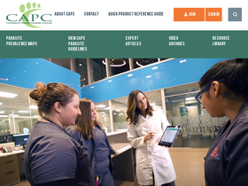 'capcvet.org' screenshot