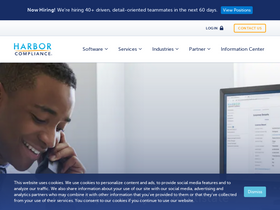 'harborcompliance.com' screenshot