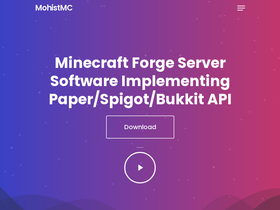 'mohistmc.com' screenshot