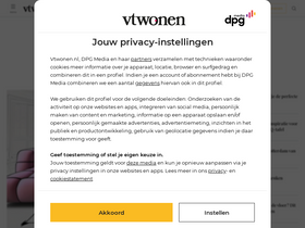 'shop.vtwonen.nl' screenshot