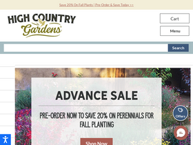 'highcountrygardens.com' screenshot