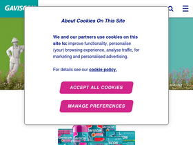 'gaviscon.co.uk' screenshot