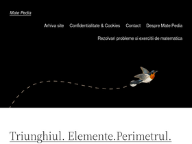 'matepedia.ro' screenshot