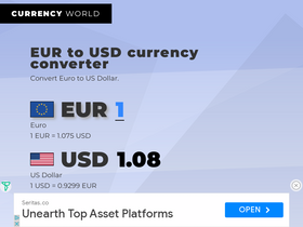 'currency.world' screenshot