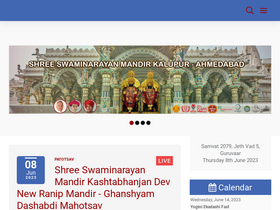 'swaminarayan.info' screenshot