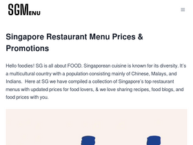 'sgmenu.org' screenshot