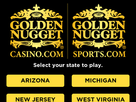 'goldennuggetcasino.com' screenshot