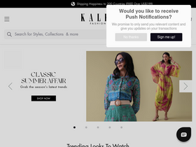 'kalkifashion.com' screenshot