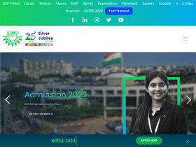 'kiit.ac.in' screenshot