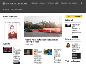 'vivirenelpoblado.com' screenshot