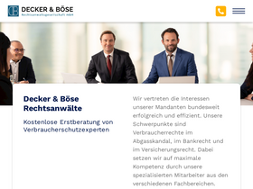 'db-anwaelte.de' screenshot