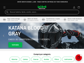kmmotos.com homepage screenshot