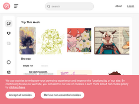 'artfol.co' screenshot
