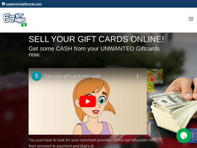 'ejgiftcards.com' screenshot