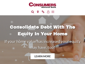 'consumers.bank' screenshot
