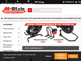 'm-style.cz' screenshot