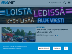 'alueviesti.fi' screenshot
