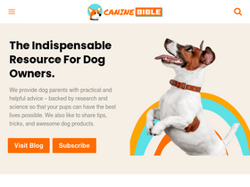 'caninebible.com' screenshot