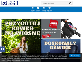 'izigsm.pl' screenshot