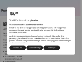 'bonniernewslocal.se' screenshot