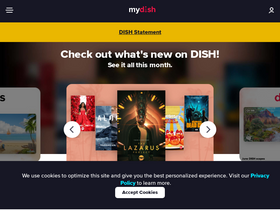'mydish.com' screenshot
