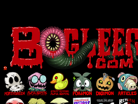 'bogleech.com' screenshot