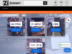 'zeroinfy.in' screenshot