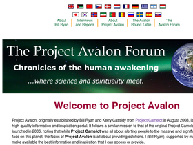 'projectavalon.net' screenshot