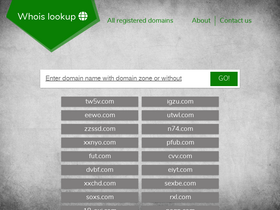 'whoislookup.pro' screenshot
