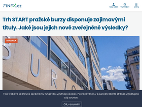 'finex.cz' screenshot