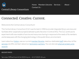 'clcohio.org' screenshot
