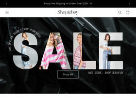 Shopiebay homepage screenshot