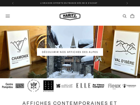 haritzcollections.com homepage screenshot