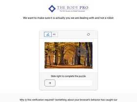 'thebodypro.com' screenshot