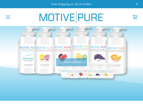 motivepure.com homepage screenshot