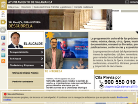 'aytosalamanca.es' screenshot