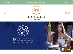 shopbululu.com homepage screenshot