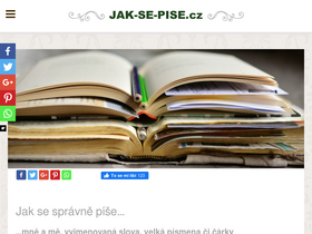 'jak-se-pise.cz' screenshot