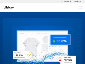 'fullstory.com' screenshot